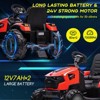 Gravee 3 in 1 Kids 24V Ride on Tractor, Excavator & Bulldozer, Electric Vehicle w/Trailer,Digger,Shovel Bucket,Remote Control,EVA Tires,LED Lights - 4 of 4