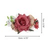 Unique Bargains Women's Simulated Flowers Hair Clip Comb 1 Pc - 2 of 4