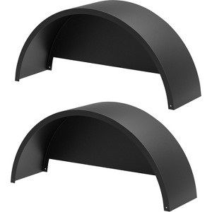 2 Pack Single Axle Trailer Fenders with Fenders Backs for 14"to 16" Wheels, 32" x 9" x 15" Trailer Fenders Replacement for Car Hauler Trailer - 1 of 4