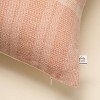 24"x24" Tonal Plaid Square Throw Pillow Blush - Hearth & Hand™ with Magnolia - 4 of 4