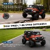 24V 2-Seater Kids Ride-On Truck with Parent Remote Control, Spring Suspension, 2-Speed Electric Vehicle with LED Headlights & Music Player - 3 of 4