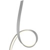Possini Euro Design Avante Modern 56 1/2" Tall Standing Floor Lamp Light Ribbon Column LED Foot Switch Silver Metal Brushed Nickel Finish Living Room - 3 of 4