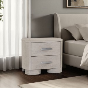 Royal Hampton Nightstand with USB Ports and 2 Drawers - 1 of 4