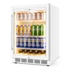 Tylza Beverage Refrigerator 24 Inch, Under Counter/Freestanding Drink Fridge, 190 Cans Beverage Cooler, Reversible Door, ETC, White - 4 of 4