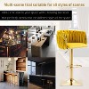 CAVINAS 25.6" Vintage Dining Chairs,Set of 2,Bar Stools with Backrest and Footrest,Upholstery Counter Stools for Bar and Dining Room - 4 of 4