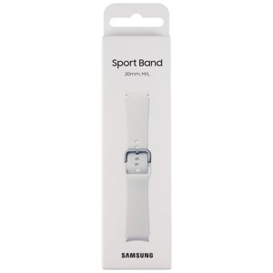 Samsung Sport Band for Galaxy Watch4 & Later - White (20mm) M/L - 1 of 1