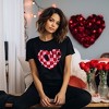 Simply Sage Market Women's Love Checkered Puzzle Heart Short Sleeve Graphic Tee - 2 of 4
