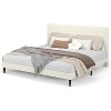 Platform Bed Frame, Modern Bed Frame with Upholstered Headboard and Strong Metal Slats Support, No Boxing Spring Needed, Easy Assembly - 4 of 4
