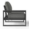 WestinTrends Montara Outdoor HDPE Left Arm Sectional Patio Corner Club Chair with Patio Cushions - 4 of 4