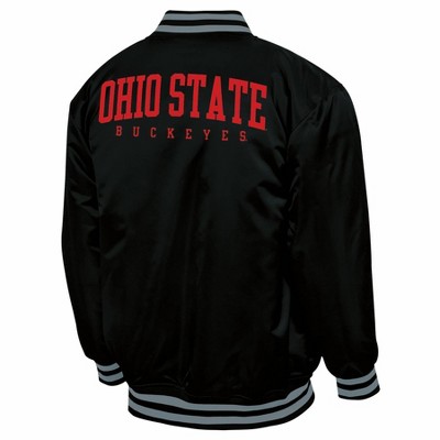 NCAA Ohio State Buckeyes Men's Jacket - M: Lightweight Polyester Zip-Up Sweatshirt with Embroidered Applique — фото 2
