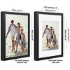 Americanflat 11x14 Picture Frame with Shatter-Resistant Glass - Use as 8x10 Frame with Mat or 11x14 Frame Without Mat - Soho Collection - Black - 2 of 4