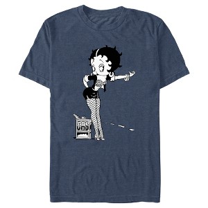 Men's Betty Boop Hitchhiker Betty T-Shirt - 1 of 4