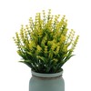 Unique Bargains Artificial Plants Tiered Festive Flower Cone Plastic 3.74"x3.74"x9.84" 1 Pc - 4 of 4