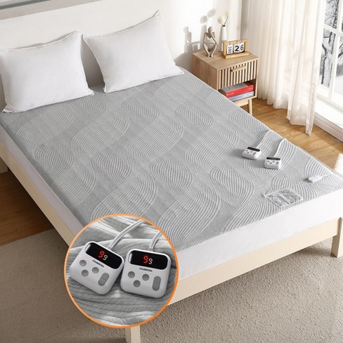 MAKATZ Heated shops Mattress Pad King Size Adjustable Zone Heating((85.00+VALUE)))