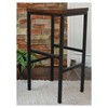 Carolina Living 30" Ira Barstool Metal/Chestnut: Fixed Height, Rectangle, Spot Clean, No Upholstery - 2 of 3