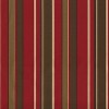 2 Piece Outdoor Chair Cushion Set - Brown/Red Stripe - Pillow Perfect - image 4 of 4