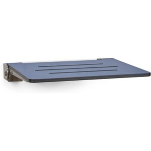 Seachrome 18 inch Silhouette SlimLine Folding Wall Mount Shower Bench Seat - 1 of 1