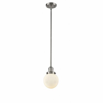 Beacon - 1 Light Mini Pendant In Industrial Style-9.5 Inches Tall and 6 Inches Wide