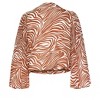 Women's Surplice Zebra Print Blouse Shirt - LASCANA - 4 of 4