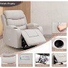 EROMMY PU Leather Recliner Lift Chair with Massage and Heat - 2 of 3