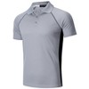 Womens V-Neck Golf Shirts Collared Tennis Shirts UPF 50+ Sun Protection Dry Fit Short Sleeve Polo Tops - 2 of 4