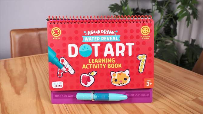 Aquadraw Dot Art Learning &#38; Activity Book Mess Free - Chuckle &#38; Roar, 2 of 8, play video