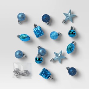 25ct Assorted Shatter-Resistant Christmas Tree Ornament Set - Wondershop™ - 1 of 4