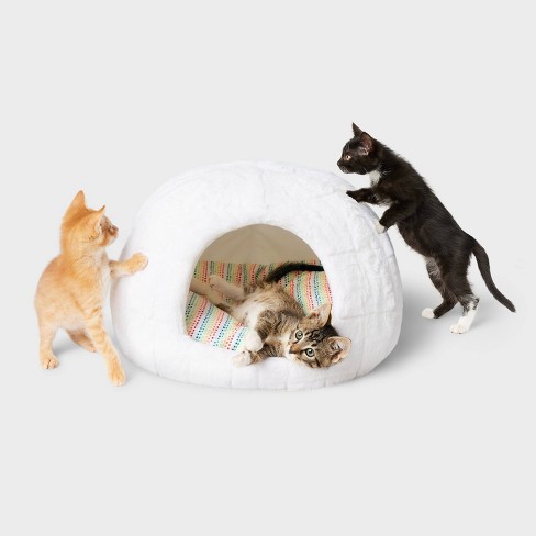 Gingerbread Playhouse Snow Fort Cave Cat Bed - Wondershop™ : Target