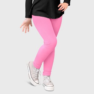 City Threads Girls 100% Cotton Leggings - USA-Made, Soft, Breathable & Sensory Friendly for Kids/Toddlers - 1 of 4