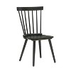 2 Pieces Set Dining Side Chair Rustic Modern Farmhouse Design Retro Design Easy to Assembly - 3 of 4