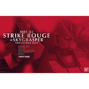 Bandai Hobby Perfect Grade MBF-02 Strike Rouge + Skygrasper Gundam PG 1/60 Model - 1 of 3