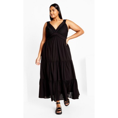 Women's Plus Size Bella Dress - Black | City Chic : Target