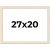 PosterPalooza | 27x20 Wide Barnwood Picture Frame, UV Acrylic, 6 Finishes - Grey, Brown, White, and Black - 2 of 4