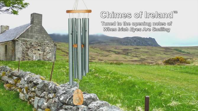 Woodstock Windchimes Chimes of Ireland, Wind Chimes For Outside, Wind Chimes For Garden, Patio, and Outdoor Décor, 25"L, 2 of 11, play video