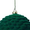 Vickerman Flocked Pinecone Christmas Ornament - 2 of 3