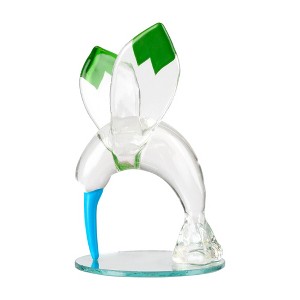 Roman Cotton Candy Hummingbird Crystal Figurine - 2.75" - 1 of 4