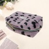 Unique Bargains Leopard Plush Drawstring Makeup Bag 1 Pc - 3 of 4