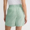 Lands' End Women's Linen High Rise Pull On 7" Shorts - 2 of 4