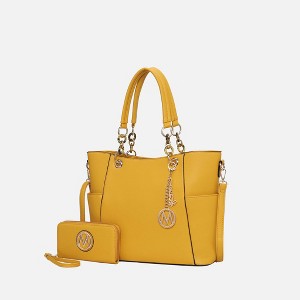 MKF Collection Bonita Vegan Leather Tote Bag with matching Wallet by Mia K - 1 of 4