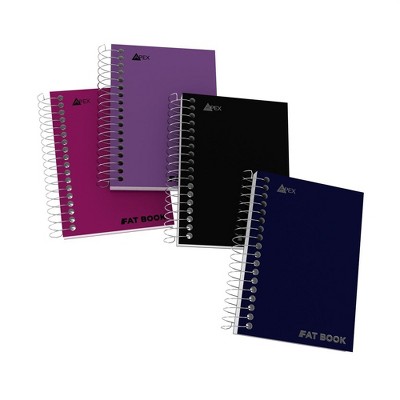 02466: Spiral Notebook 5.5x4- 200 Sheets, Assorted Colors (48 Packs)