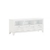 55" Traditional Natural Wood TV Stand for TVs up to 60" with Drawer - Home Essentials - 4 of 4