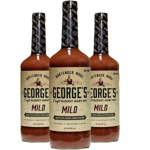 George’s Beverage Company Mild Bloody Mary Mix - 1L Bottle - Gluten Free, All Natural Mixer - 1 of 4