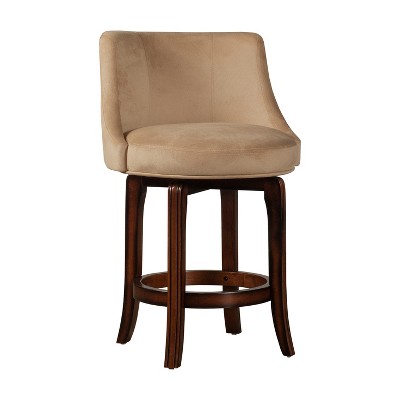 Hillsdale Furniture Brendan Wood Backless Swivel Stool, Brown orders Cherry - Brown Che