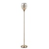 Bellow Uplight Floor Lamp with Base and Mercury Shade (Includes LED Light Bulb) Matte Black - Hampton Hill: Ink+Ivy Standing Lamp for Bedroom - 2 of 4