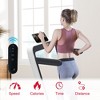 FIONECA 2-in-1 Foldable Under Desk Treadmill with Remote Control, 2.5HP Motor, White - 2 of 4