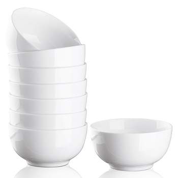 WhizMax Porcelain Bowls Set Premium White Ceramic Bowls