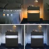 KTMBDW Nightstands with Acrylic Board LED Light Night Stand, Modern Bedside Table with 3 Drawers & Open Compartment - 4 of 4