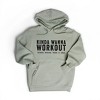 Simply Sage Market Women's Graphic Hoodie Kinda Wanna Workout Kinda Wanna Take A Nap - 2 of 2