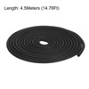 Unique Bargains Solid Foam Rubber Round Soundproof DIY Weather Seal Strip - 3 of 4