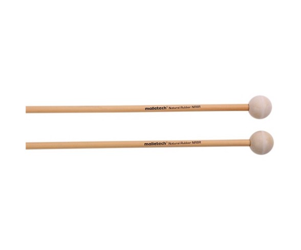 Malletech Natural Rubber Rattan Mallet White
